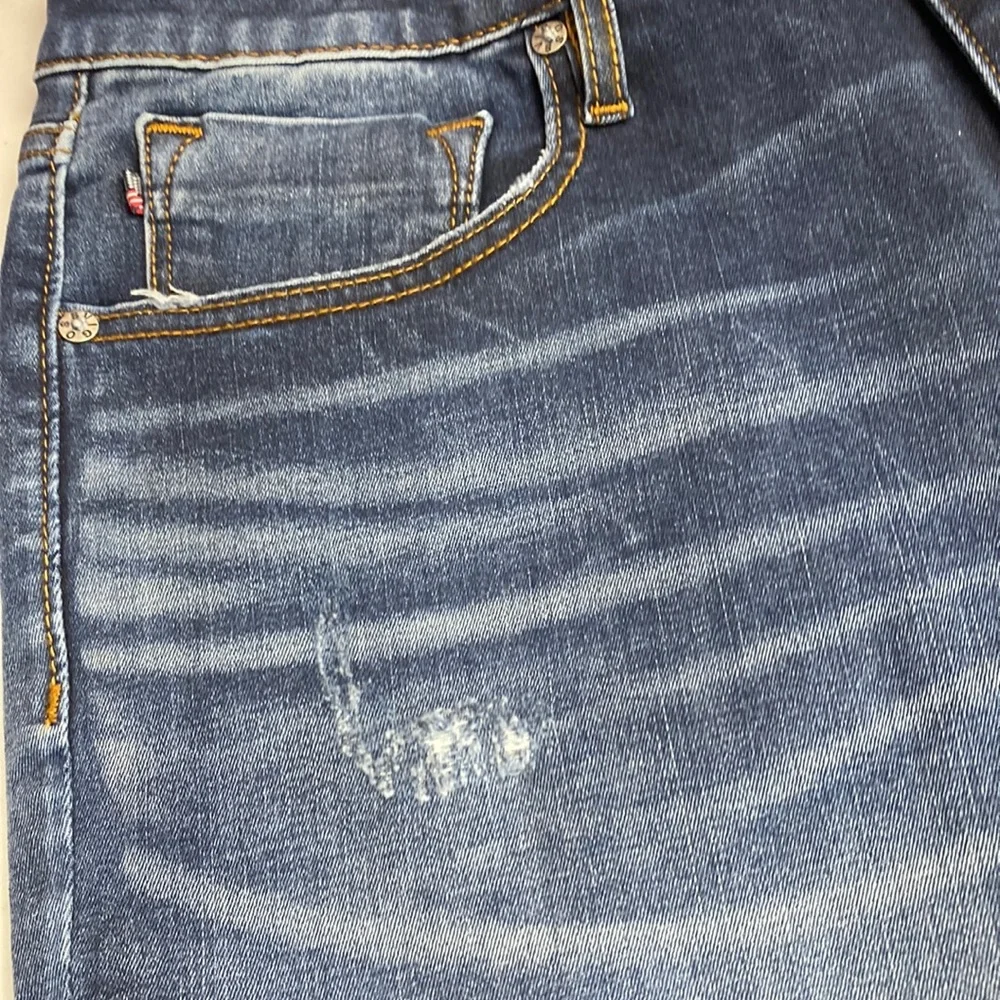 Nwt Vigoss Jagger Super Skinny Distress Jeans, 33x28 - Picture 3 of 15